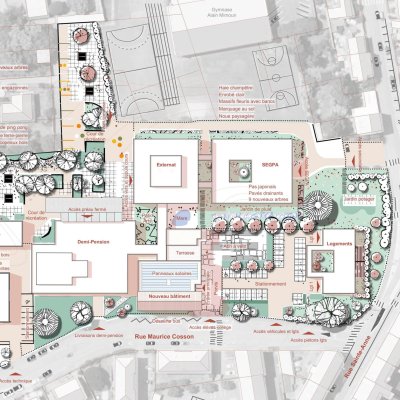 Concours pour l'extension et la resttructuration du collège Ch. Guérin - photo 4