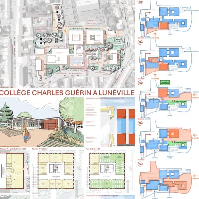 Concours pour l'extension et la resttructuration du collège Ch. Guérin - photo 6