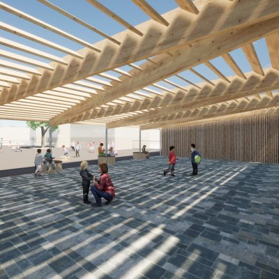 Réhabilitation énergétique, extension pour motricité et préau  du groupe scolaire - photo 2