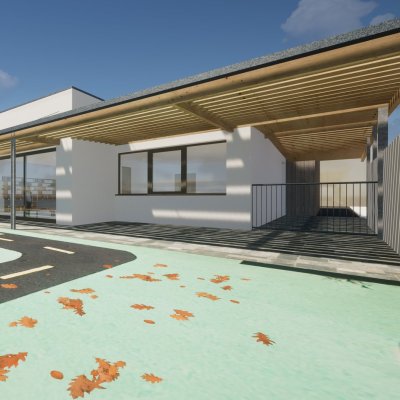 Réhabilitation énergétique, extension pour motricité et préau  du groupe scolaire - photo 3