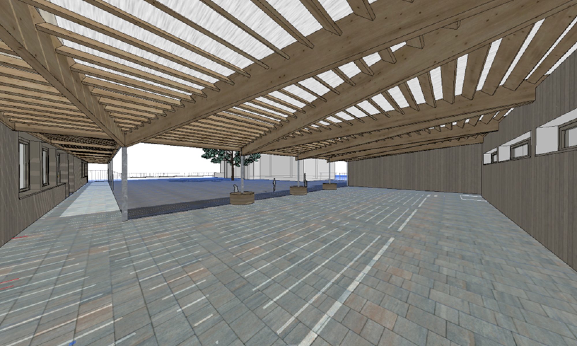 Réhabilitation énergétique, extension pour motricité et préau  du groupe scolaire - photo 6