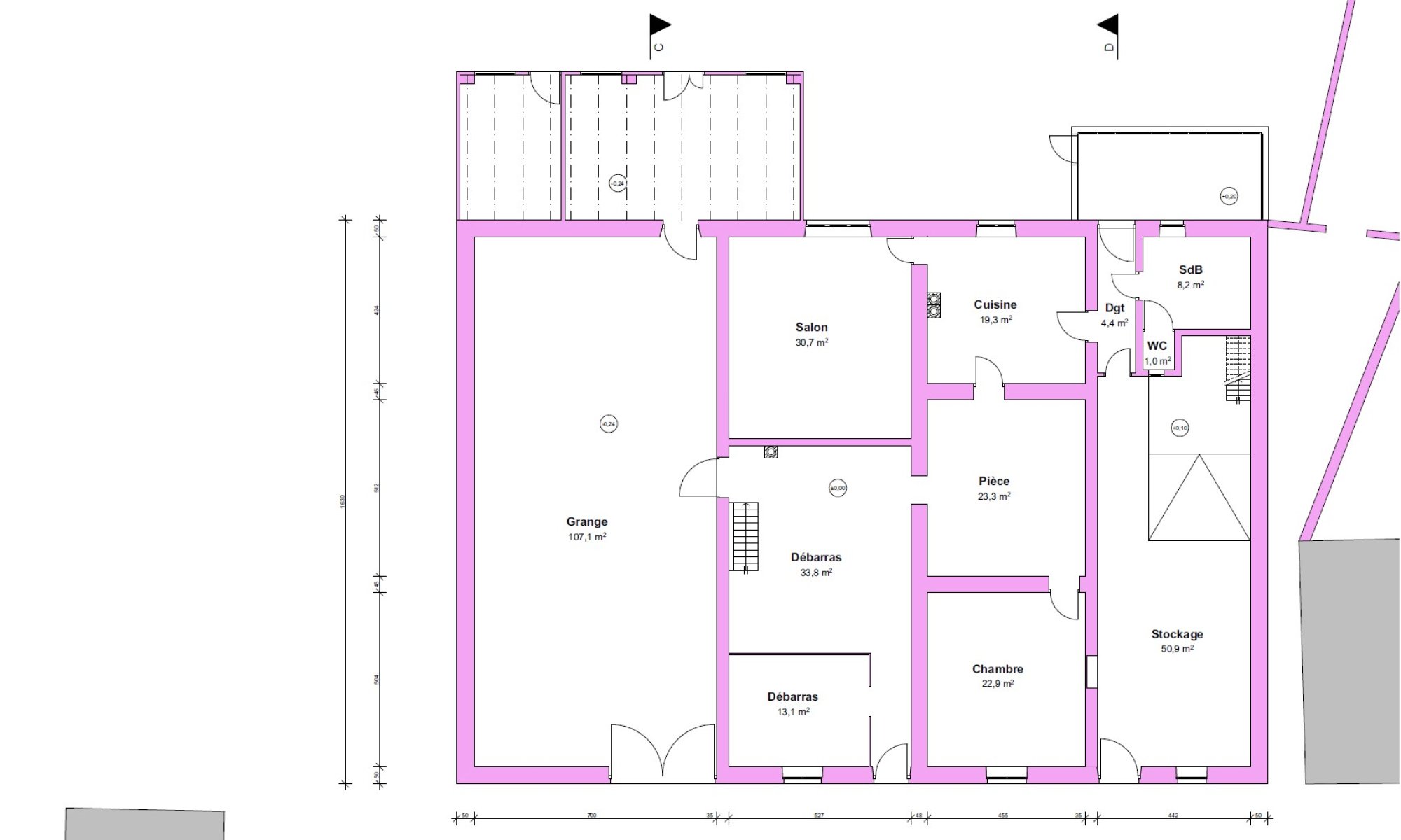 Am&eacute;nagement d'une salle communale et de logements &agrave; GRISCOURT - photo 4